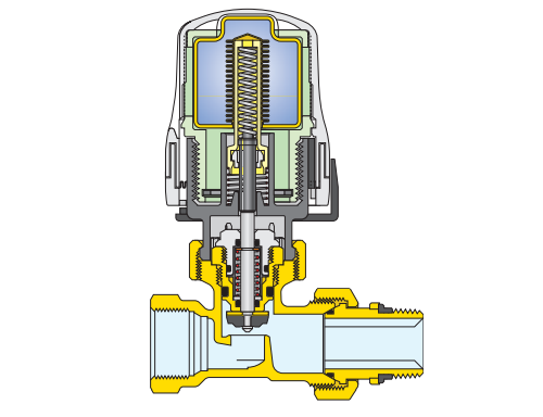 valvola termostatica disegno